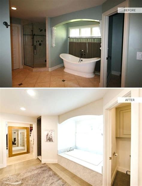 30+ Impressive Master Bathroom Remodel Ideas : Before & After Images ...