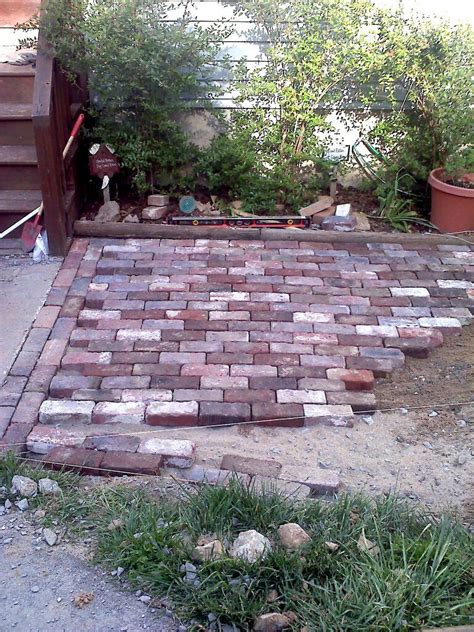 Antique Brick Patio....DONE! | Brick patios, Antique brick patio, Brick ...