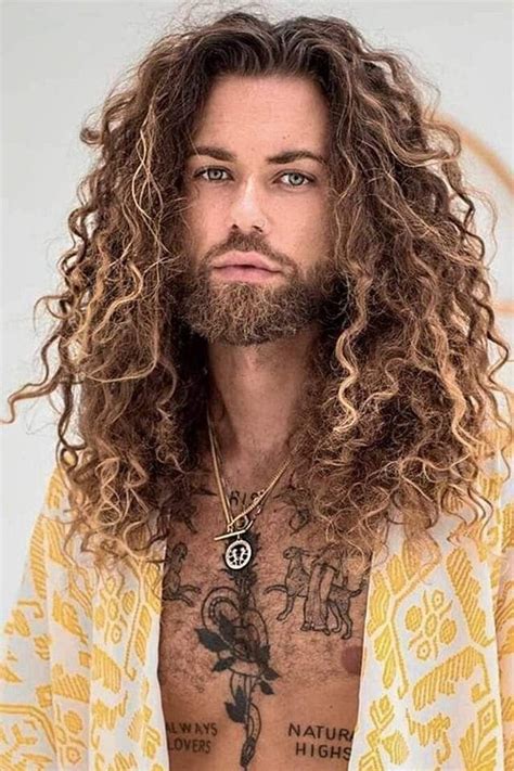 Pin by David on Hair Style in 2023 | Long curly hair men, Long hair styles men, Surfer hair