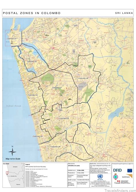 Colombo Travel Guide for Tourist Map of Colombo - TravelsFinders.Com