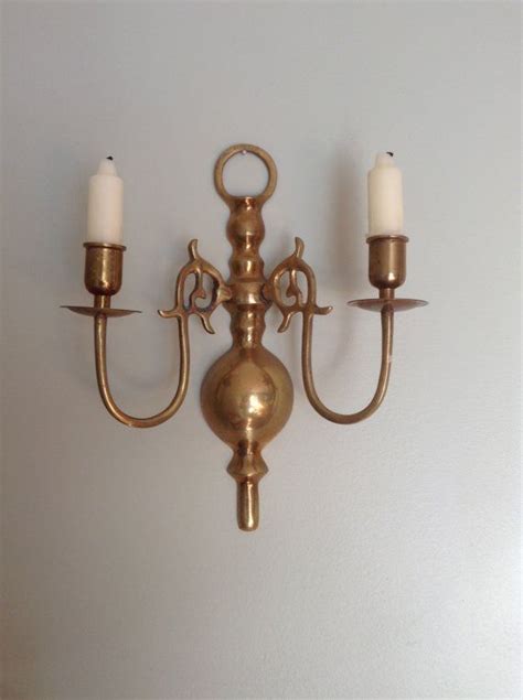 Brass Candle Holder Wall Mount