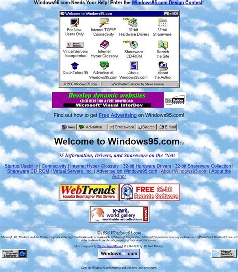 Joey 🙃 on Twitter | Windows 95, Web design, Web layout design