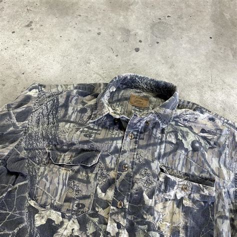 Camo Button Up! Mossy oak camo! Super dope camo... - Depop