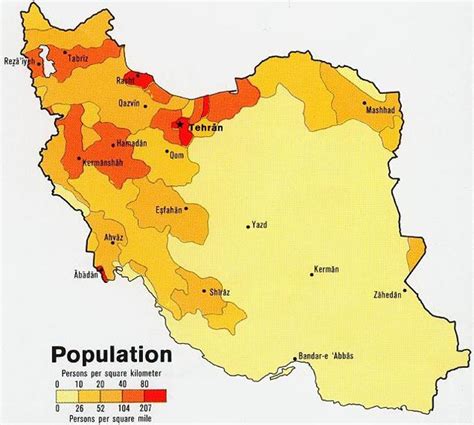 Iran Politics Club: Iran Ethnic, Population & Attractions Maps 15 ...