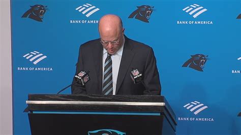 Carolina Panthers hold press conference after head coach firing – Queen ...