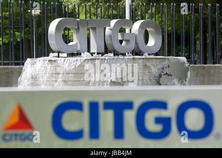 A logo sign outside of the headquarters of the Citgo Petroleum ...