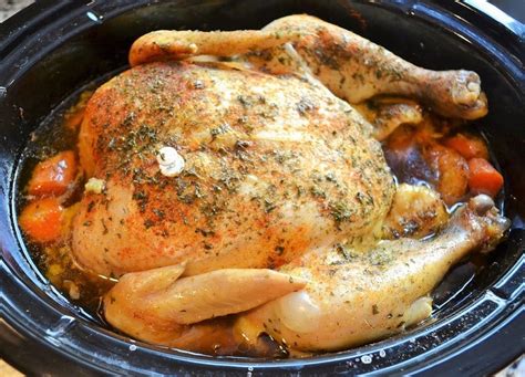 Roaster Chicken in the Slow Cooker