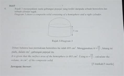 Formula Isipadu Hemisfera / Pepejal Dan Isipadu Docx Document - Diana Seiler