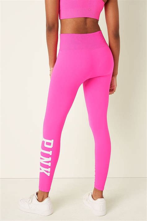 Buy Victoria's Secret PINK Seamless High Waist Full Length Legging from ...