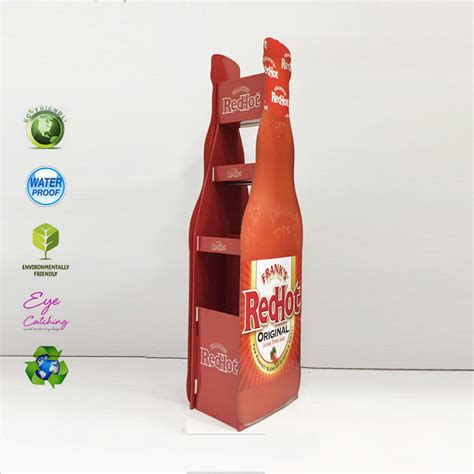 Cardboard Beer Bottle Display Rack For Hot Sale Drink