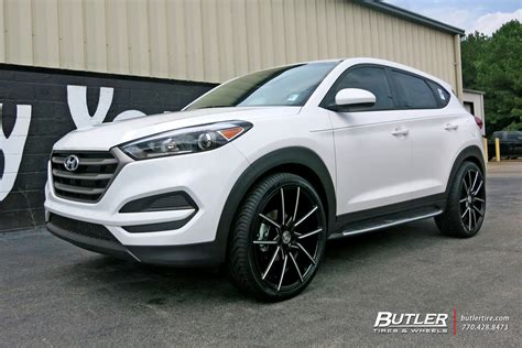 Hyundai Tucson with 22in Lexani Gravity Wheels exclusively from Butler Tires and Wheels in ...