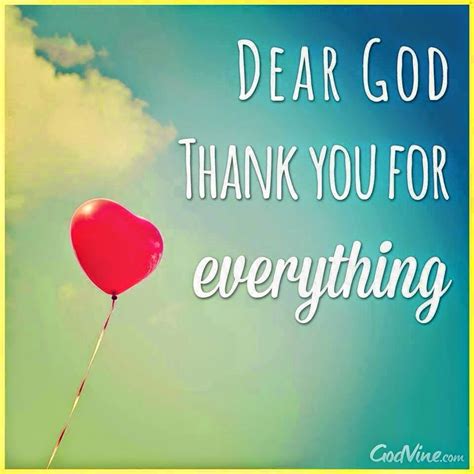 Dear God, Thank you for everything | Inspirational quotes & Happy birthday cards