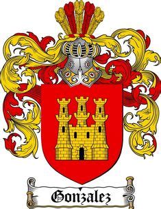 7 Gonzalez Coat of Arms/ Gonzalez Family Crest ideas | family crest ...