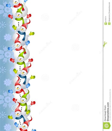 snowman clipart border - Clipground