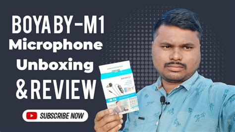 Boya By-M1 Microphone Unboxing & Review Full Detail Video - YouTube