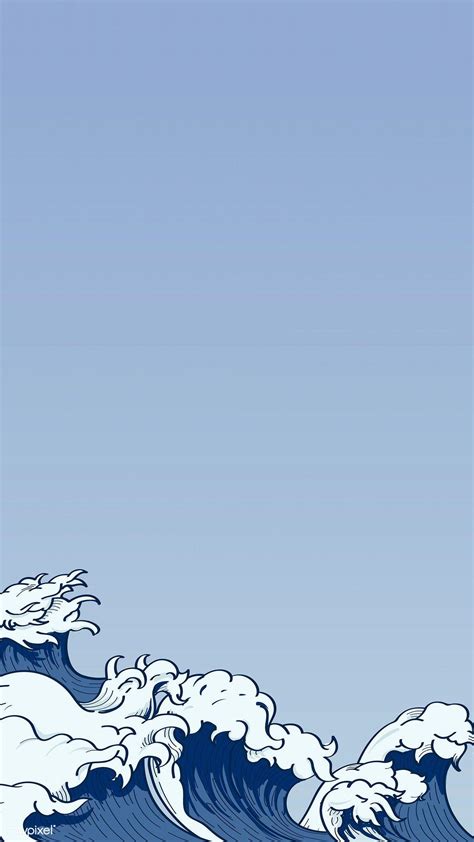 Cartoon Waves iPhone Wallpapers - Top Free Cartoon Waves iPhone Backgrounds - WallpaperAccess