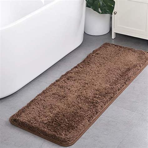 Shaggy Bath Rugs Bathroom Runner, Floor Mats Carpet Non-Slip,Water ...