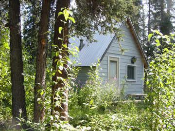 Denali National Park affordable cabins tucked into the woods, on a ...