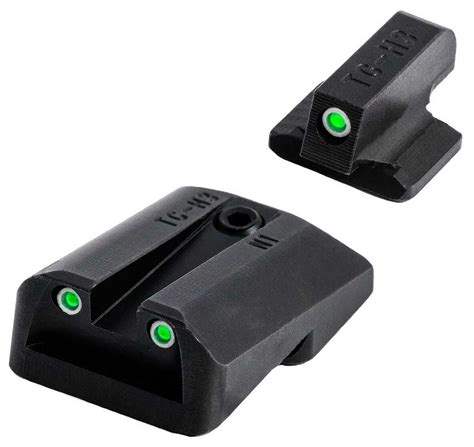 Truglo Tritium Pro Night Sights CZ P10/10C Tritium Green Tritium w/White Outline Front Tritium ...