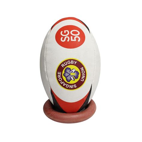 Rugby Ball in Red-White Color - Kinaun (किनौं) Online Shopping Nepal