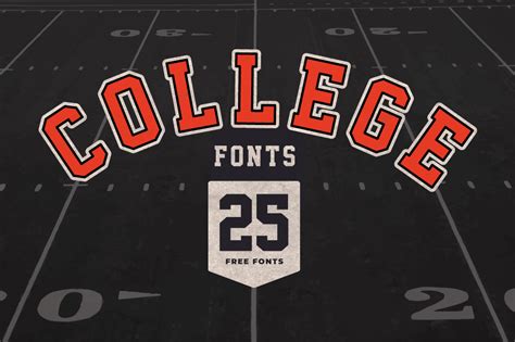 25 Free College Fonts to download - PrePressToolkit.com