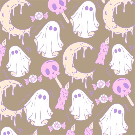 Cute Halloween Ghost Background 11607036 Stock Photo at Vecteezy