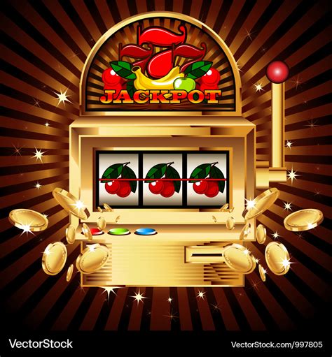 Slot machine Royalty Free Vector Image - VectorStock