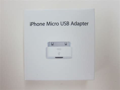 Apple iPhone Micro USB Adapter « Blog | lesterchan.net