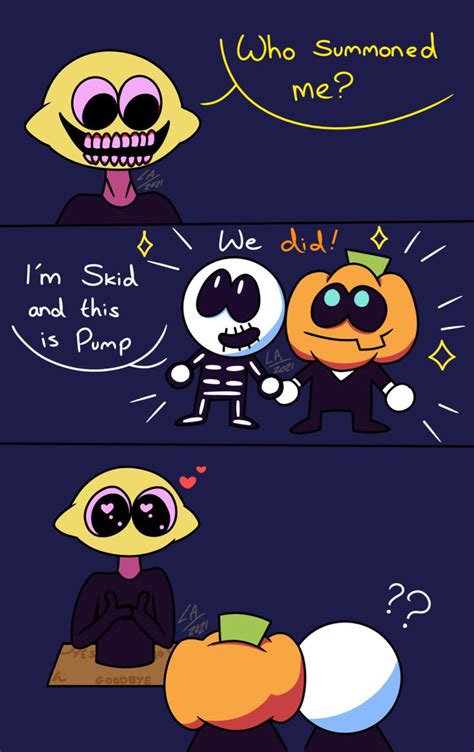 Skid And Pump Spooky Month Comic