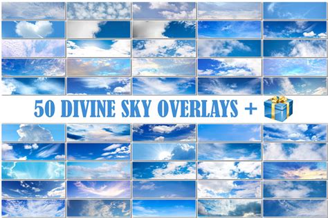 50 Sky Cloud Overlays, Sky Overlay, Cloud Overlay Photography - FilterGrade