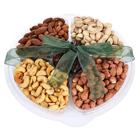 The Nutsnacker Delicious Roasted Healthy Nuts Gift Box Basket Tray (2 Lb) | Healthy nuts, Nuts ...