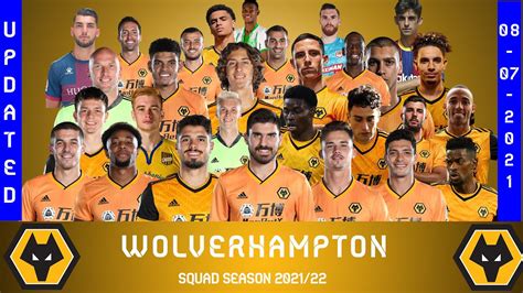 Wolverhampton Wanderers SQUAD 2021/22 - UPDATED || Premier League ...