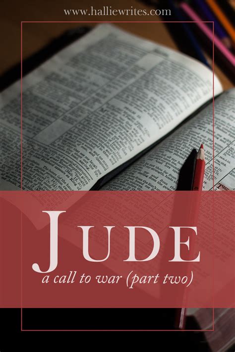 Jude 8-16 - a call to discernment — Hallie writes