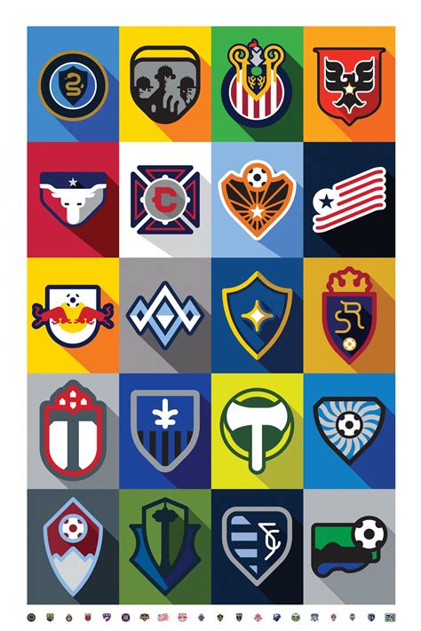 MLS_20_Logos_Web.jpg (1365×2048) | Soccer art, Soccer logo, Major league soccer