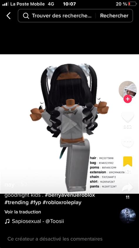 Roblox Codes, Roblox Roblox, Role Play Outfits, Black Hair Roblox, Bratz Inspired Outfits ...