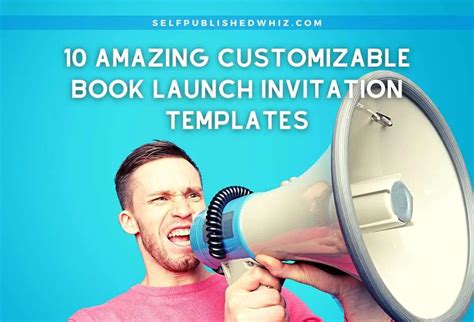 10 Amazing Customizable Book Launch Invitation Templates - Selfpublished Whiz