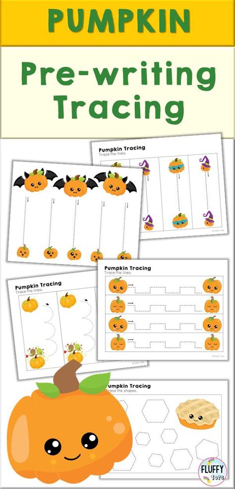 Pumpkin Preschool Printables Tracing Worksheets | Pumpkins preschool ...