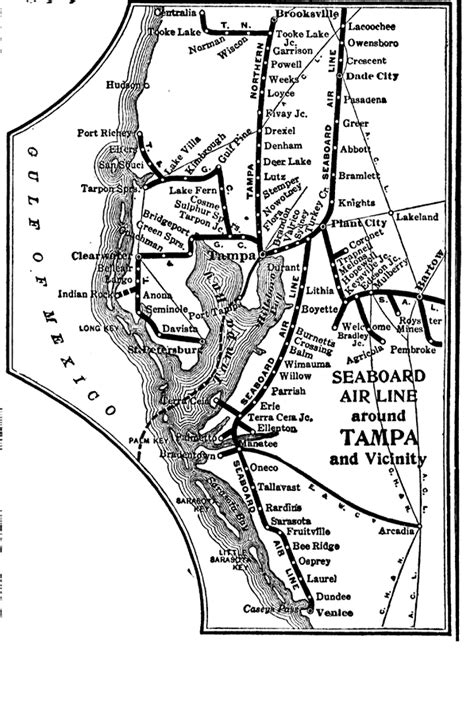 Seaboard Air Line Railroad and Connections, 1917