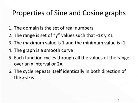 Graphs of Sine and Cosine Functions - ppt download