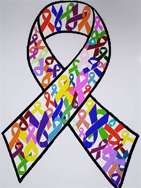 Cancer Awareness Ribbon .SVG File Digital Image - Etsy