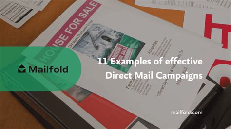 11 Examples of effective direct mail marketing campaigns – Mailfold