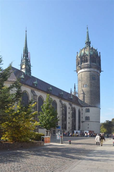 All Saints’s Castle Church (Schlosskirche) on whose door Luther nailed his 95 Theses