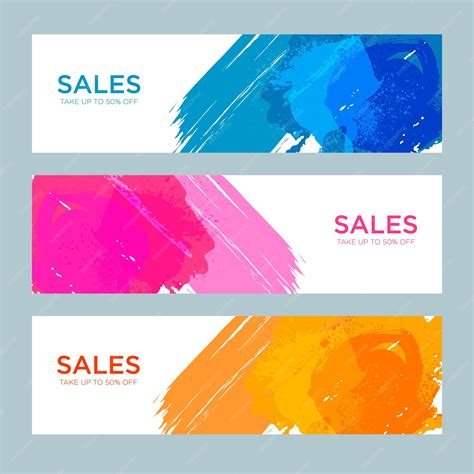 Premium Vector | Set of sale banners design Vector illustration