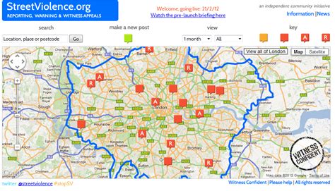 StreetViolence.org Lets You Report London Street Crime