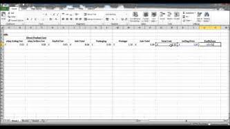 Costing Spreadsheet - Calculate Profit per product or service - Create ...