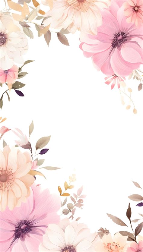 Premium Photo | Floral vector background pink flowers background ...