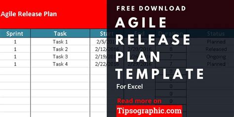 FREE DOWNLOAD > Agile Release Plan Template for Excel, Free Download | How to plan, Business ...