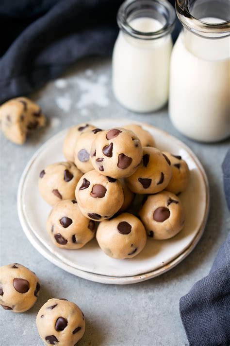 Chocolate Chip Cookie Dough Bites - Cooking Classy