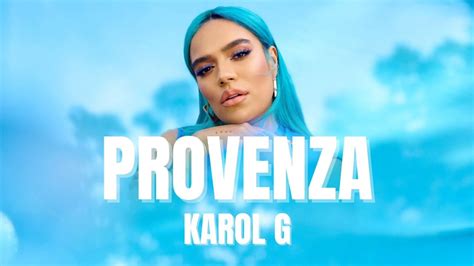 Karol G - Provenza (Audio) New Single 🌊 - YouTube