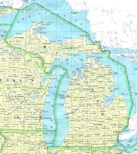 Michigan Base Map